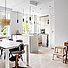 Ekstra værelse og totalrenovering af lejlighed på Frederiksberg, køkken-alrum med spiseplads