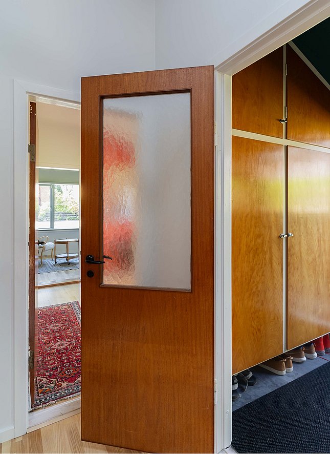 Entré med 50'er-detaljer