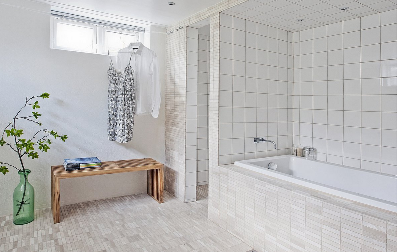 kælderbad i murermestervilla af arkitekt Rasmus Skaarup