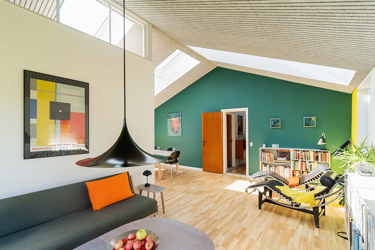 50'er inspireret stue med genbrug