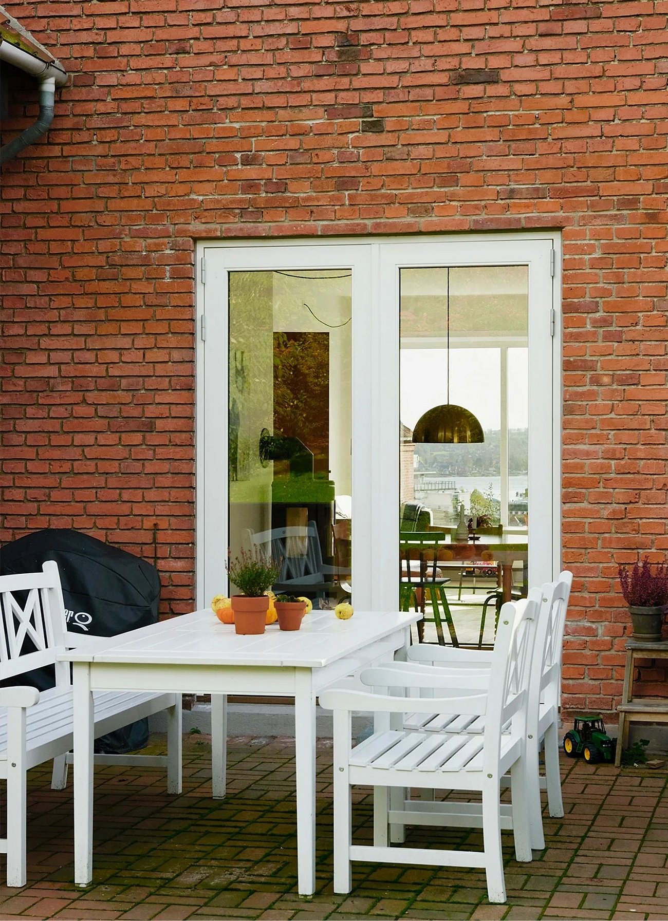 Terrasse til murermestervilla fra 50'erne