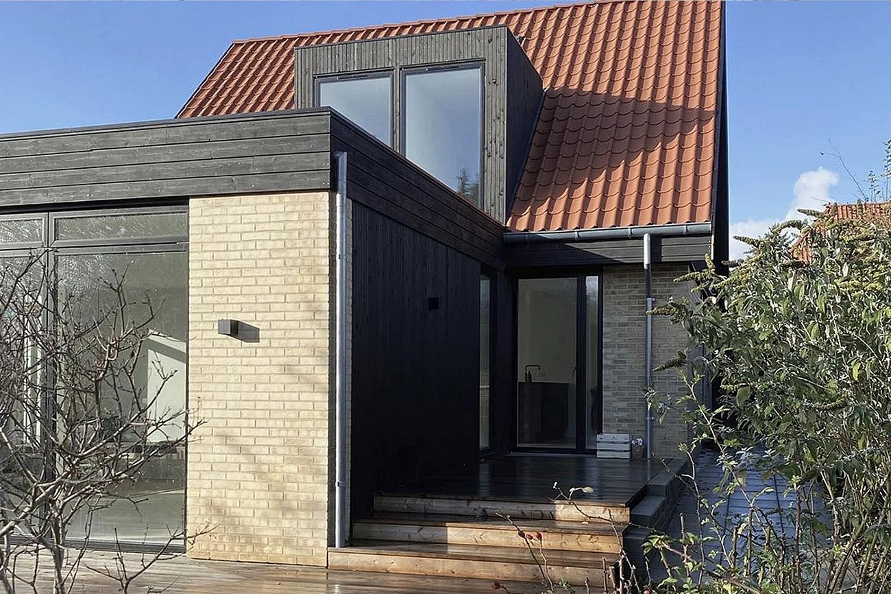 Tilbygning tilpasset oprindelig arkitektur