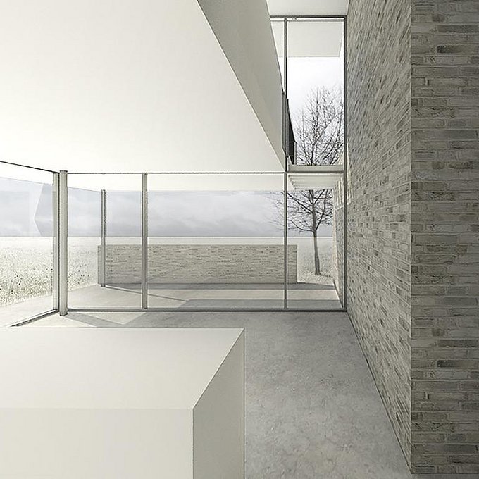 Villa i 2 plan med stemningsgivende forbindelse