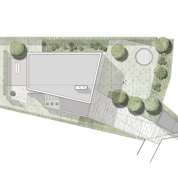Moderne villa med udsigt over skovene og Sølandskabet