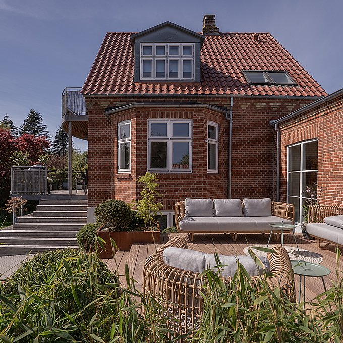 Om- og tilbygning af murstensvilla           