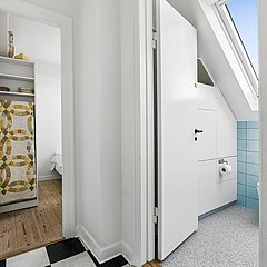 "Wellness i rækkehuset" Badeværelse forynget og udvidet indefra