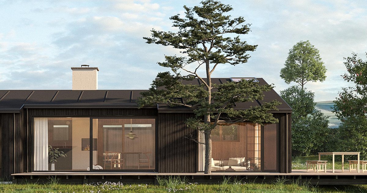 Sommerhus ved Sejrø Bugt med ægte sommerhusstemning