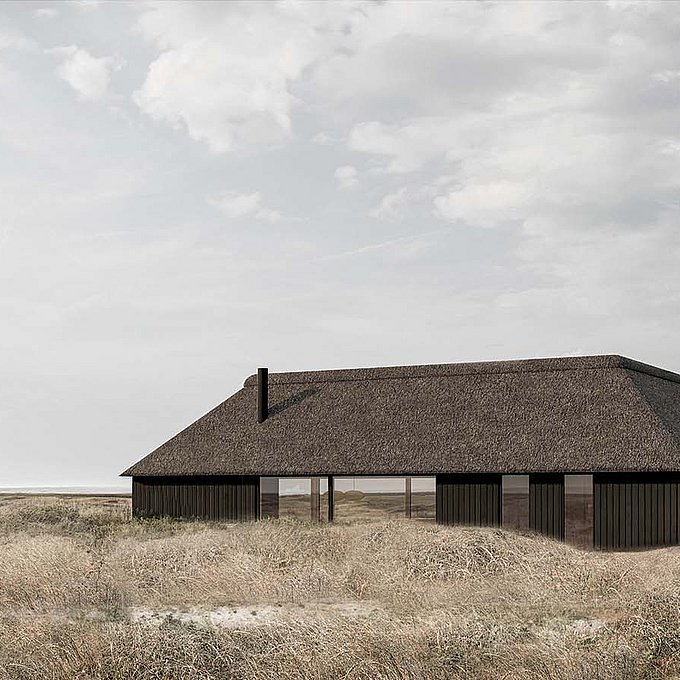 Dunescape -  Moderne fortolkning af det klassiske fritidshus