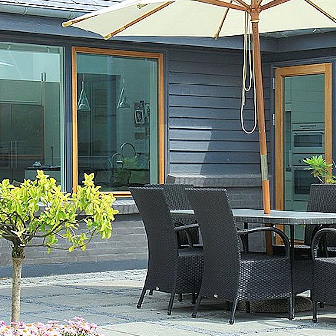 Større Tilbygning til arkitekttegnet 60'er Typehus