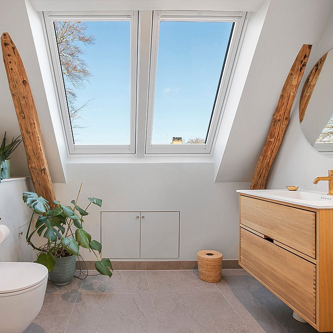 Ombygget 1.sal med ny optimeret planløsning og et æstetisk løft