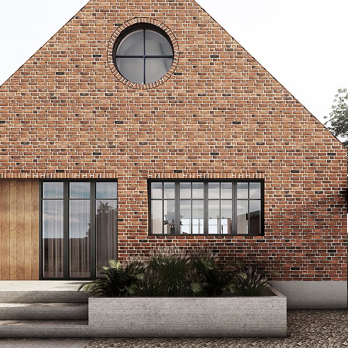 Til- og ombygning af rød murermestervilla i Kongens Lyngby