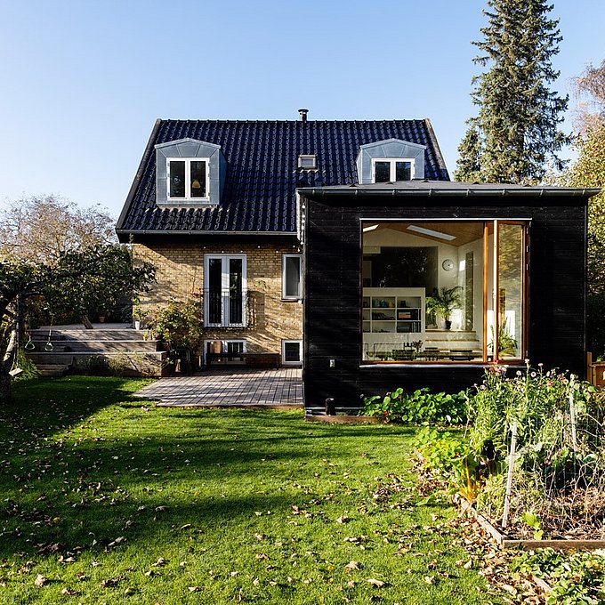 Ny tilbygning til murermestervilla blev den perfekte løsning