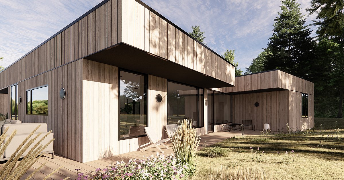 Nyt hus, giver plads til en voksende familie.