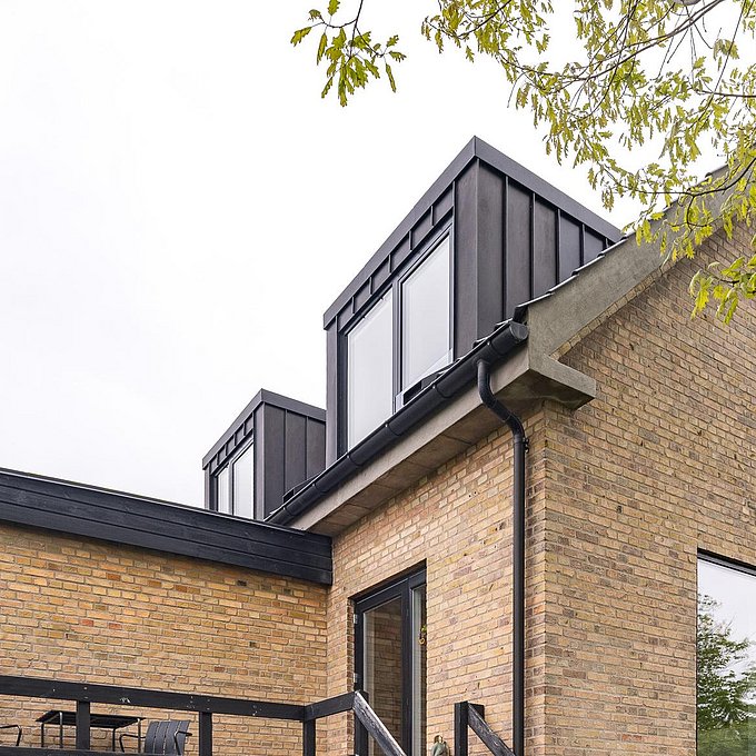 Renovering af murstensvilla med ny optimeret førstesal