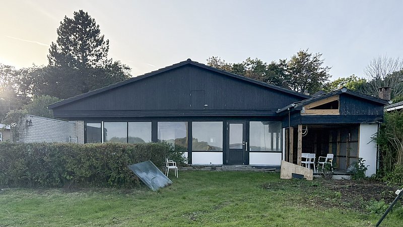 Sommerhuset før renoveringen.