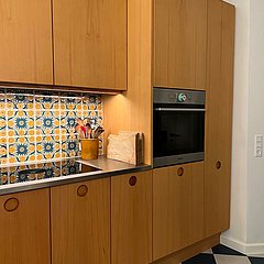 Genbrug af køkken. Nyt ekstra badeværelse. Ombygning af lejlighed